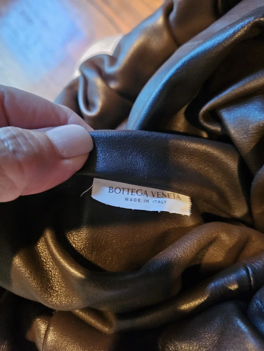 Bottega Veneta Dark Brown Gathered Shoulder Hobo